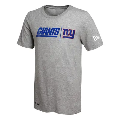 New Era NFL Men's Gametime Dri-Tek Short Sleeve Tee, New York Giants Large