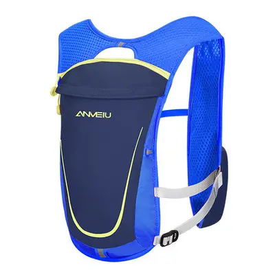 (Blue) Men And Women Water Bag Off-Road Backpack Adjustable Reflective Strip