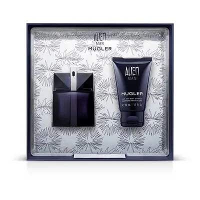 Thierry Mugler Alien Man - Gift Set With 50ml Refillable EDT Spray, 50ml Hair & Body Shampoo