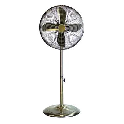 Status 16" Oscillating Antique Brass Stand Fan - [GR390]