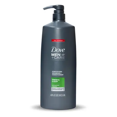 Dove Men+Care Fortifying in Shampoo and Conditioner for Normal to Oily Hair Fresh and Clean with