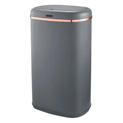 58L Square Sensor Bin By Tower T838010GRY Cavaletto Rectangler in Grey