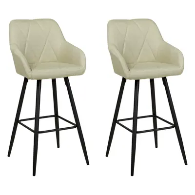 Set of Bar Chairs DARIEN Light Green