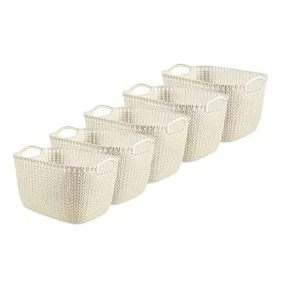 Knit Effect Set of Kitchen, Living room, Bathroom, Bedroom, Utility Large Rectangular Storage Ba