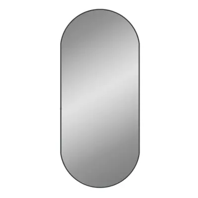 (black, x cm) vidaXL Wall Mirror Oval Hall Vanity Toilet Hanging Mirror Multi Colours/Sizes