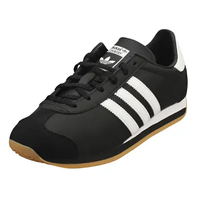 adidas Country Og Mens Casual Trainers in Black White - 3.5 UK