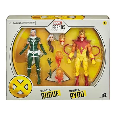 Set figuras Pyro y Rogue Marvel Legends 15cm