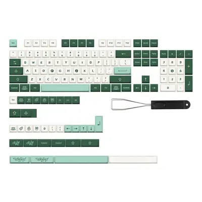 (English) Keys Botanical Garden Keycap Set XDA Profile PBT Sublimation Custom Keycaps for Mechan