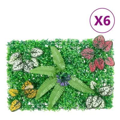 vidaXL Artificial Plant Fence Garden Privacy Fence ScreenÃÂ pcs Green 40x60 cm