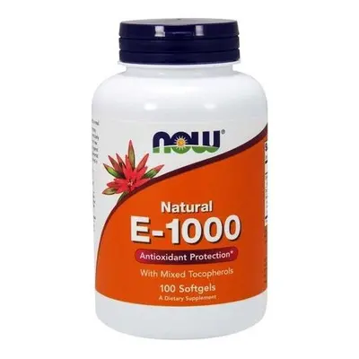 NOW Foods Vitamin E-1000 - Natural (Mixed Tocopherols), softgels