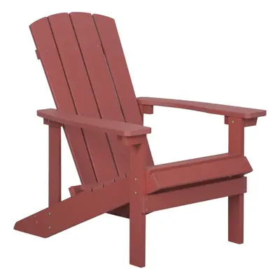 Garden Chair ADIRONDACK Red