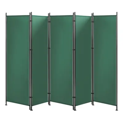 5 Panel Room Divider NARNI Green