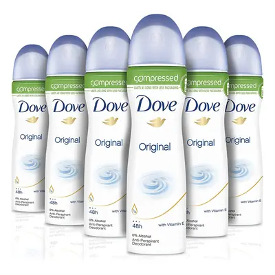 Dove Original Strong Antiperspirant Aerosol Spray, Anti-Sweat Deodorant For Men And Women For A 