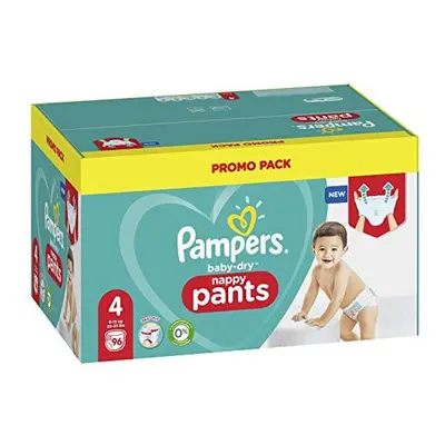 Pampers Baby-Dry Pants Nappy Pants White