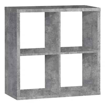 Mauro 2x2 Storage Unit in Concrete Grey