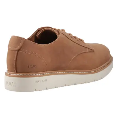 (Brown, (Adults')) TOMS Navi TRVL LITE Leather Men's Tan Lace-Up Shoes