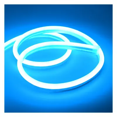 (Ice Blue, M) DIY Christmas Holiday Decoration Flexible LED Strip 6mm Narrow Neon light