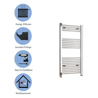 (chrome, 1400*450mm) Stylish Straight Towel Rail HeatingTowel Radiator