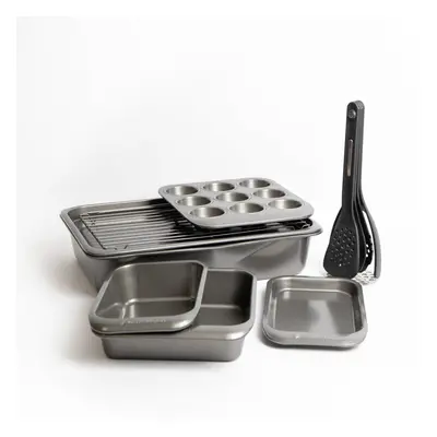 MasterClass Set of Gift-Boxed Smart Space Stacking Non-Stick Bakeware Set Piece, Five Piece Nest