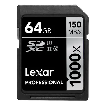 Lexar Professional 1000x 64GB SDXC UHS-II Card