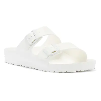 (White, 7.5 (Adults')) Birkenstock Arizona Eva Men's White Sandals