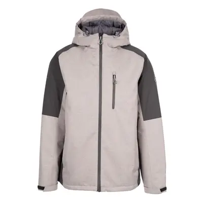 (L, Grey Marl) Trespass Mens Waterproof Jacket Padded Resford