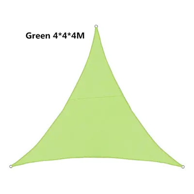 (Green) Sun Shade Sail Waterproof 420D Oxford Polyester Canopy Cover Awning Outdoor Anti-UV Prot