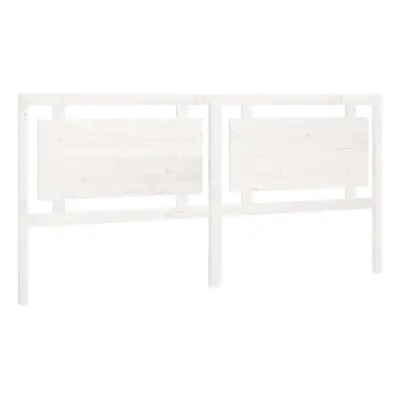 (white, 205.5 x x cm) vidaXL Bed Headboard Home Bedroom Decorative Bed Header Panel Solid Wood P