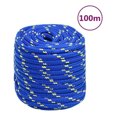 (blue, mm/ m) Marine Rope Dock Coil Boat Line Polypropylene Rope Multi Sizes Multi Colours