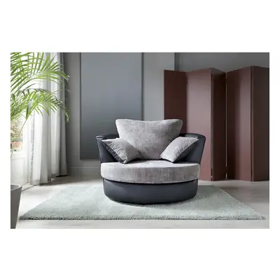 (Black) Dylan Swivel Chair