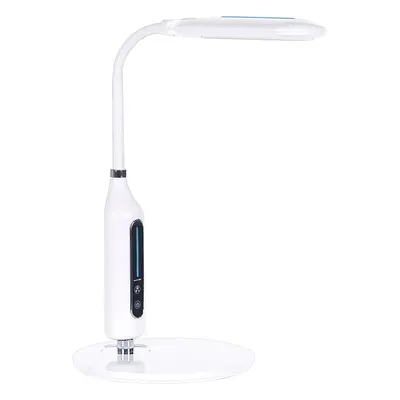 LED Desk Lamp CYGNUS With Dimmer Metal White