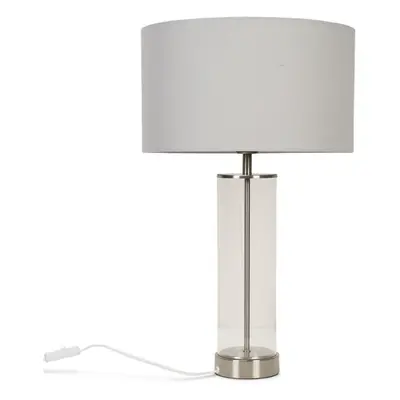 Brushed Chrome Table Lamp