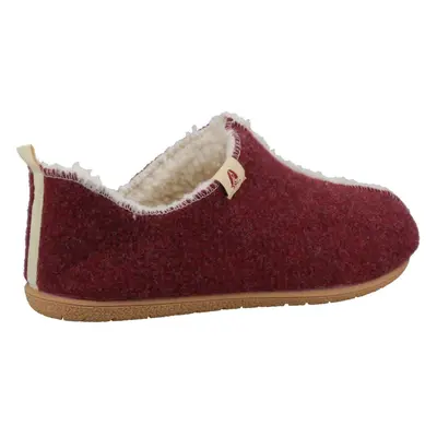 (Red, (Adults')) Hush Puppies Good Recycled RPET Polyester Women's Burgundy Slippers