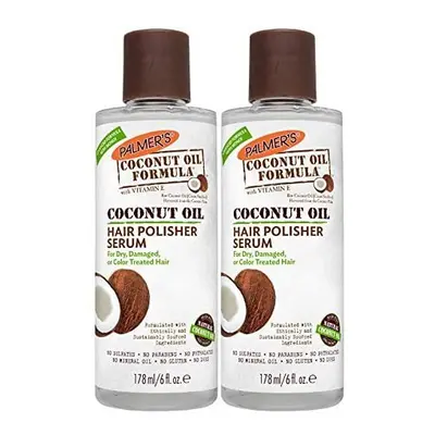 Palmers Coconut Oil with Monoi Shine Serum Hair Polish Bottle, ml