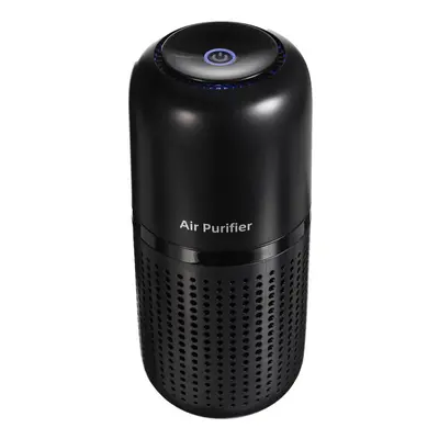 (Black) Mini Car Air Purifier 800mAh Battery Life USB Charging Low Noise Removal of Formaldehyde