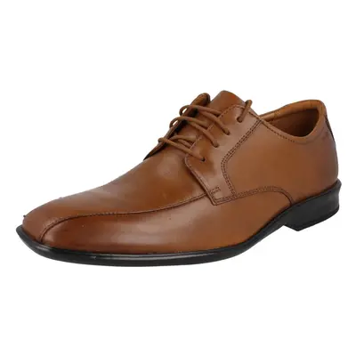 (Tan, UK 8) Mens Clarks Casual Lace Up Shoes Bensley Run - G Fit