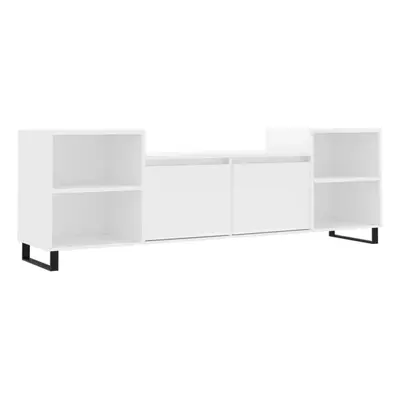 (white) vidaXL TV Cabinet TV Unit Sideboard TV Stand Media Cabinet Engineered Wood