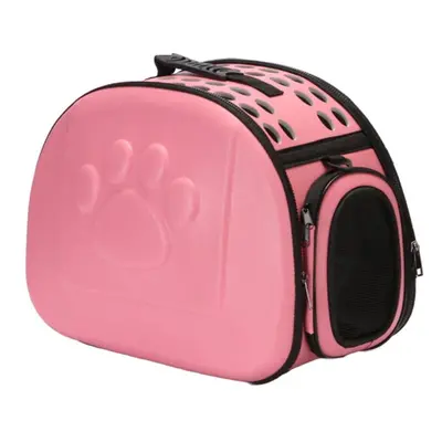 (Pink) Pet Carriers for Small Cats Dogs Handbag Transport Basket