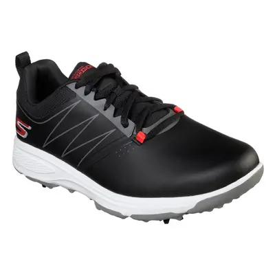 (UK 8.5, Black/Red) Skechers Mens Torque Ultra Lightweight Waterproof Golf Shoes