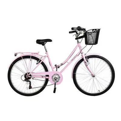 Aurai Trekker Ladies Heritage Bike 26" Wheel Speed Candyfloss