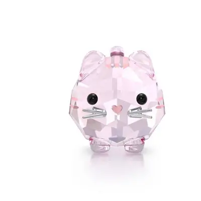 Swarovski Chubby Cats Pink Cat