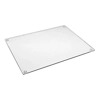 40x60cm Extra Large Completely Clear & Flat Float Glass Worktop Saver Chopping Board for Your Ki