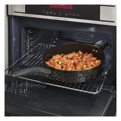 Tower Diamo Multi-Pan, Black Diamond Ceramic Non-Stick Coating, Tempered Glass Lid, Black T90013