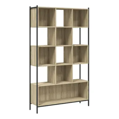 (sonoma oak) vidaXL Bookcase Bookshelf Storage Cabinet Shelving Brown Oak Engineered Wood