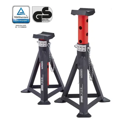 AREBOS jack stands set of | each tonne capacity | height adjustable mm | jack stand set | jack s