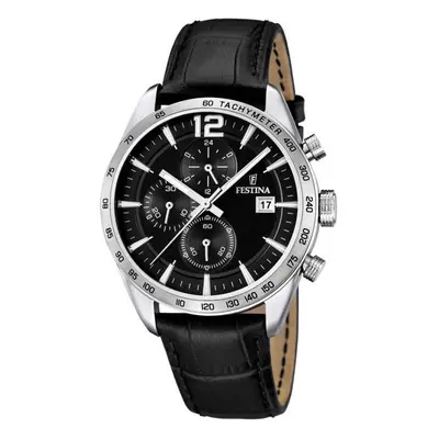 Festina F16760-4 Watch Black Leather Man