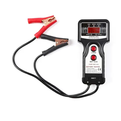 Automotive Digital Battery Tester Load Checker Charging Voltage Test Tool Car Universal Fault Di