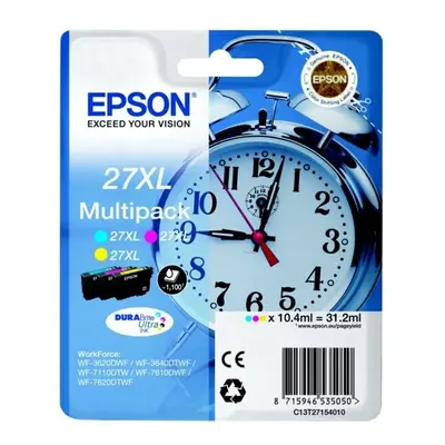 Epson C13T27154012 (27XL) Ink cartridge multi pack, 3x1100pg3x10,4ml, Pack qty