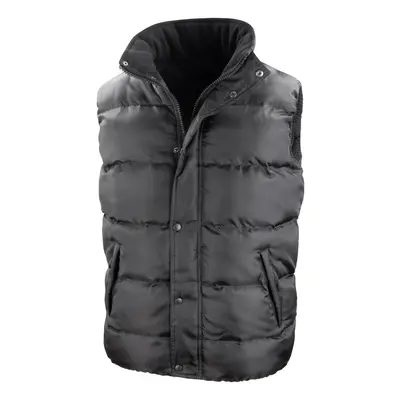 (XXL, Black) Result Core Mens Nova Lux Padded Gilet