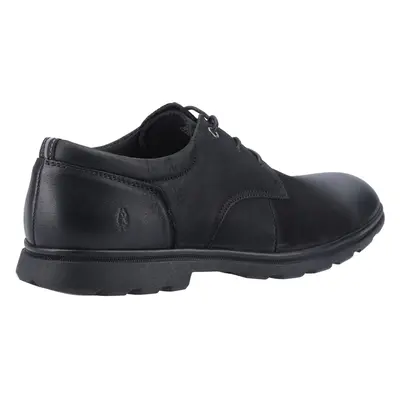 (Black, (Adults')) Hush Puppies Trevor Leather Men's Black Lace-Up Shoes